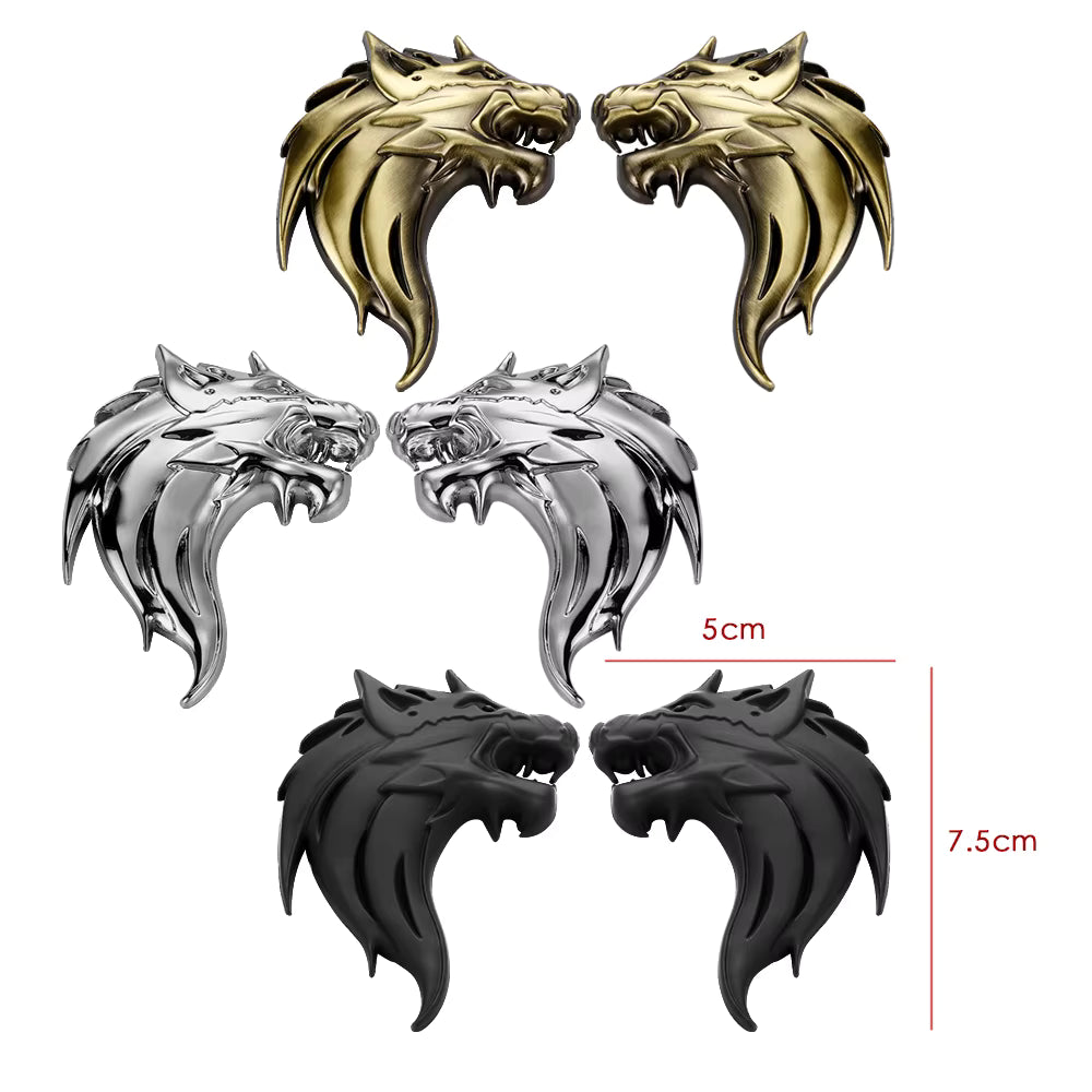 Emblema Lobo (2 piezas)