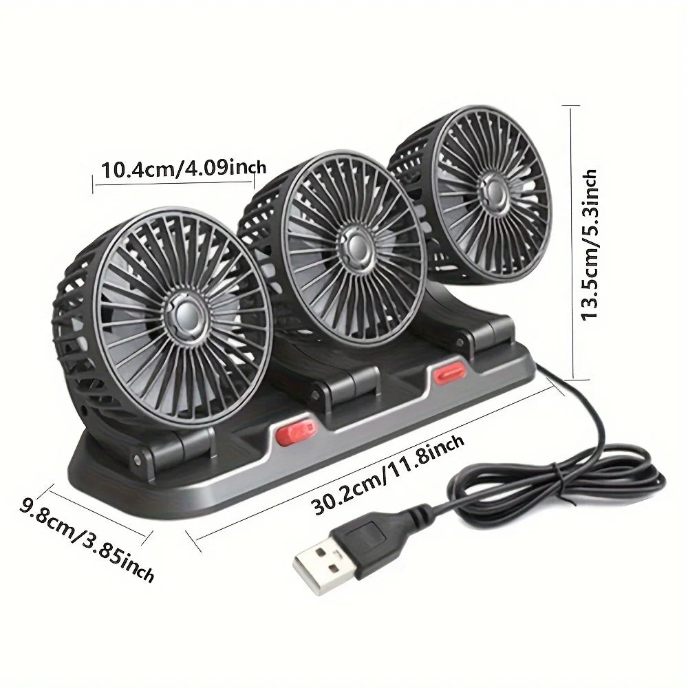 Ventilador para Auto M3 (3 Cabezas)