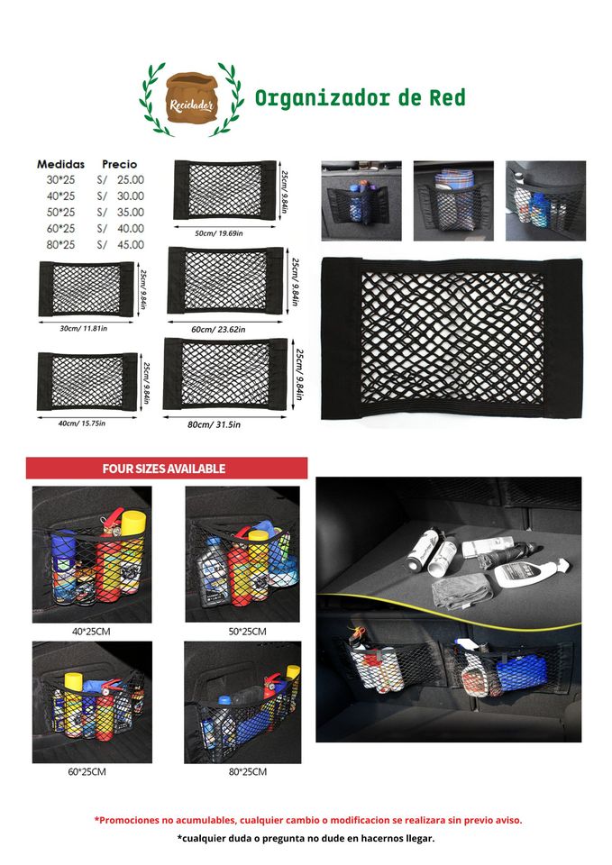 Organizador Malla