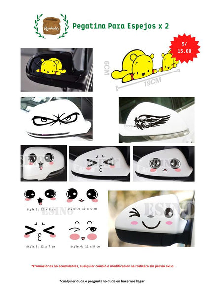 Pegatina Retrovisor M2