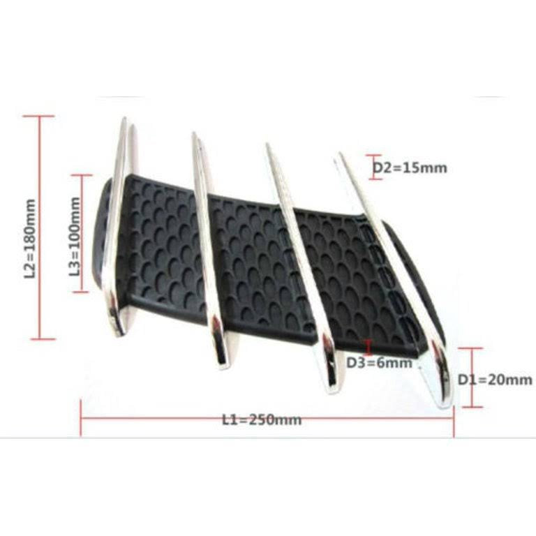 Toma de Aire Branqueas  (2 piezas)