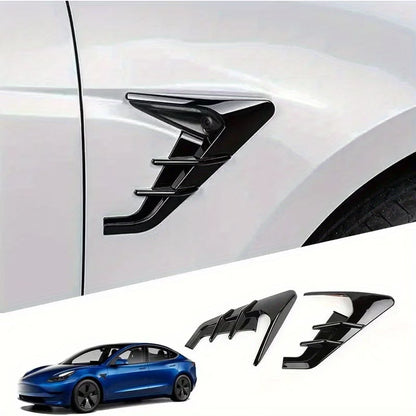 ✨ Set x2 Alerón Toma De Aire Tiburón Para Auto ✨