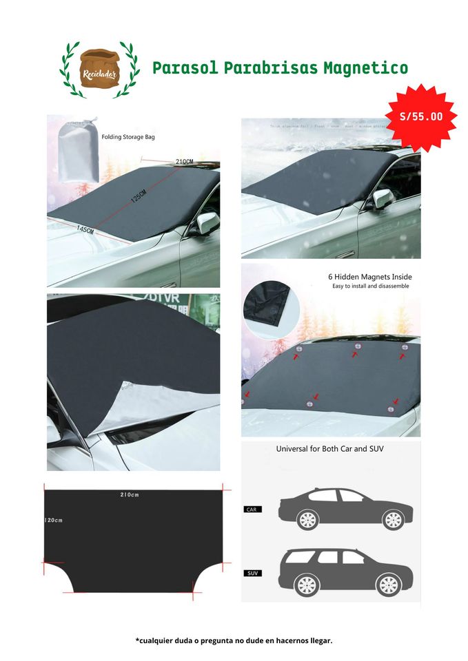 Tapasol Parabrisas M1