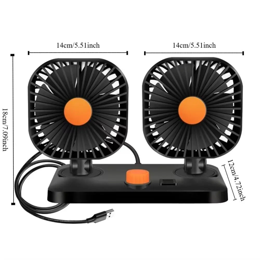 Ventilador para Auto M2 (2 Cabezas)