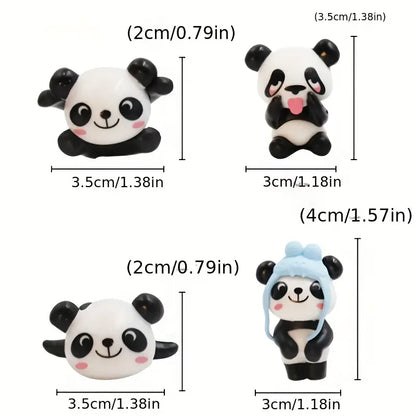Decoración de Pandas M2 (8 piezas)