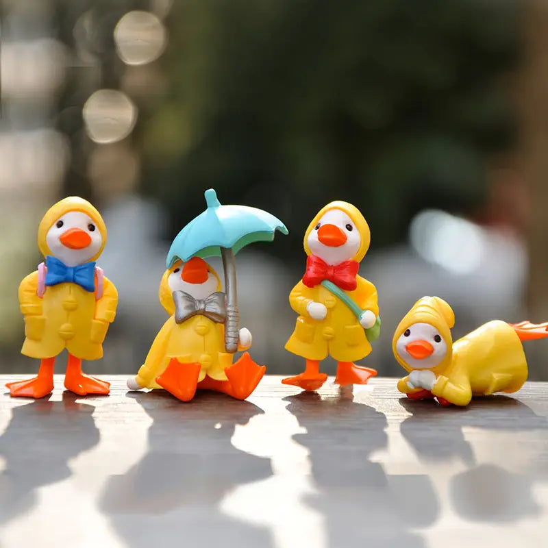 Decoración de Patitos (4 piezas)