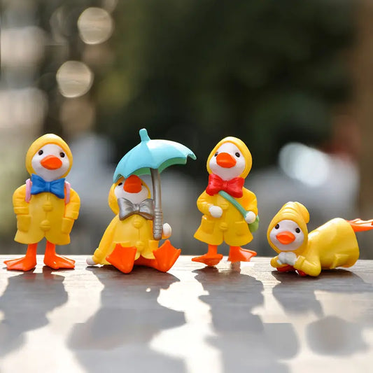 Decoración de Patitos (4 piezas)
