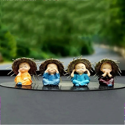 Decoración de Monjes (4 piezas)
