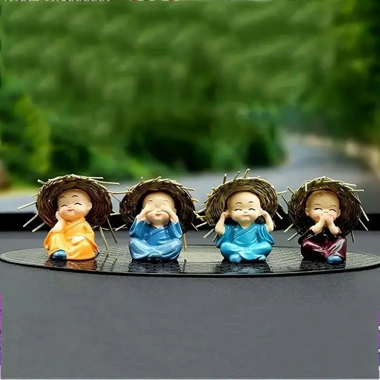 Decoración de Monjes (4 piezas)