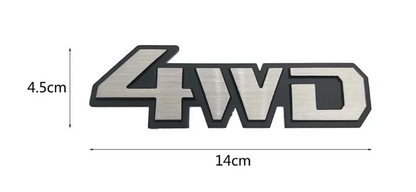 Emblema 4WD Aluminio M2