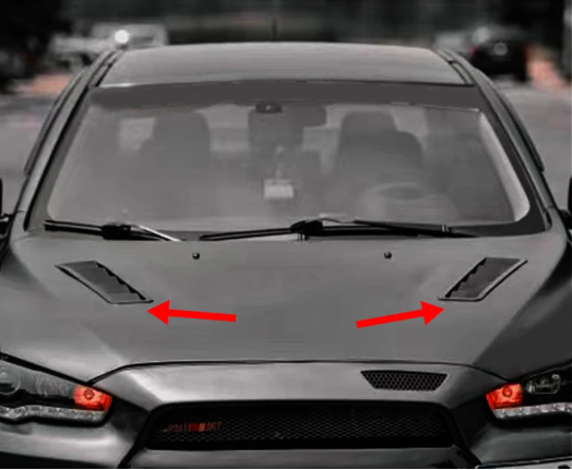 Toma de Aire Hood (2 piezas)