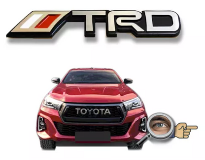 Emblema TRD ALUMINIO GRANDE