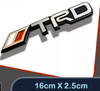 Emblema TRD ALUMINIO GRANDE