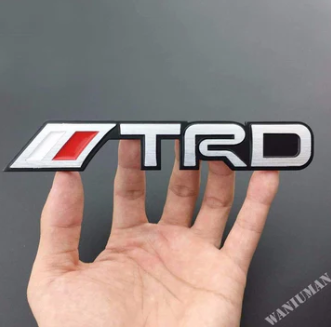 Emblema TRD ALUMINIO GRANDE