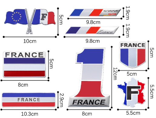 Emblema de Bandera Francia