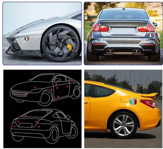 Emblema de Bandera Italia