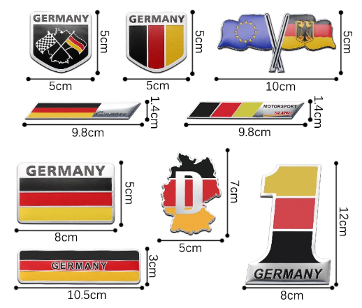 Emblema de Bandera Alemania
