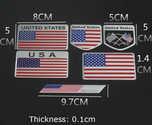 Emblema de Bandera EEUU