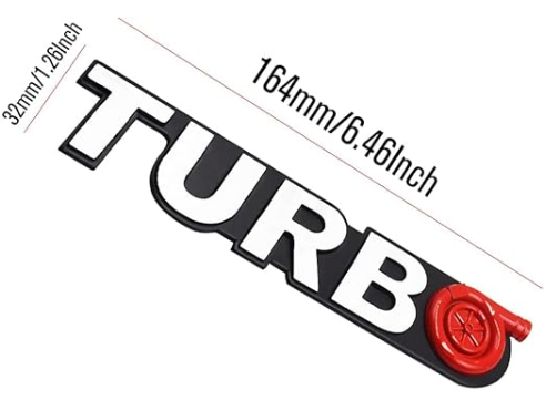 Emblema TURBO M4