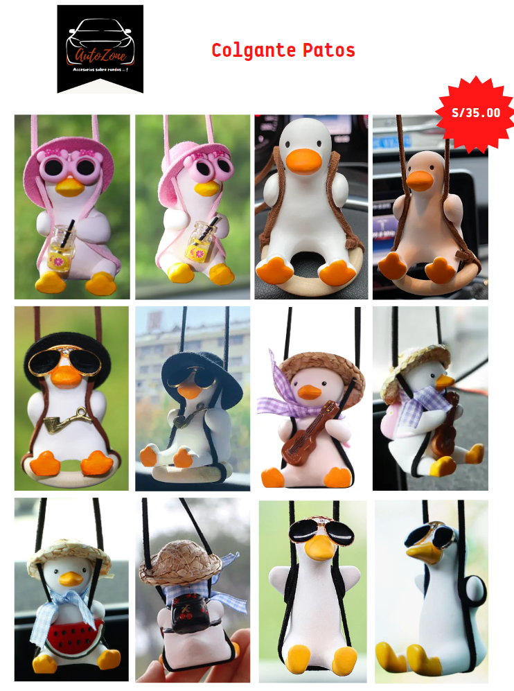 Decoración Colgante de Patitos