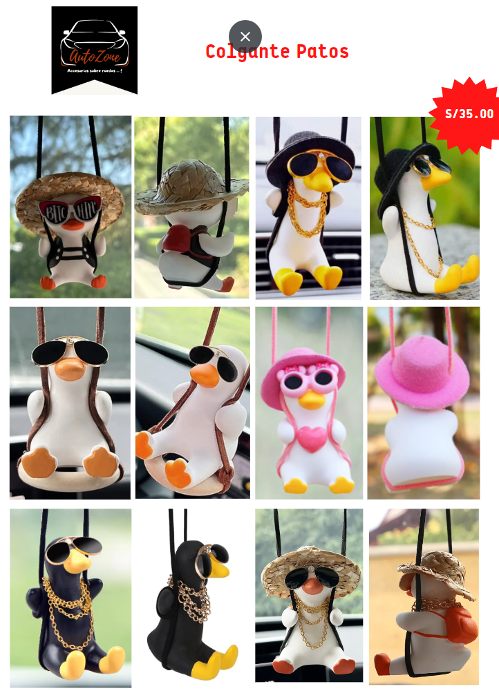 Decoración Colgante de Patitos