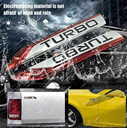 Emblema Turbo M5 (2 piezas)