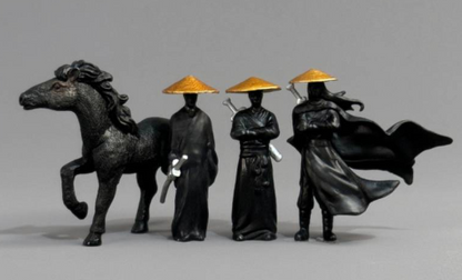 Decoración de Ninjas (4 piezas)