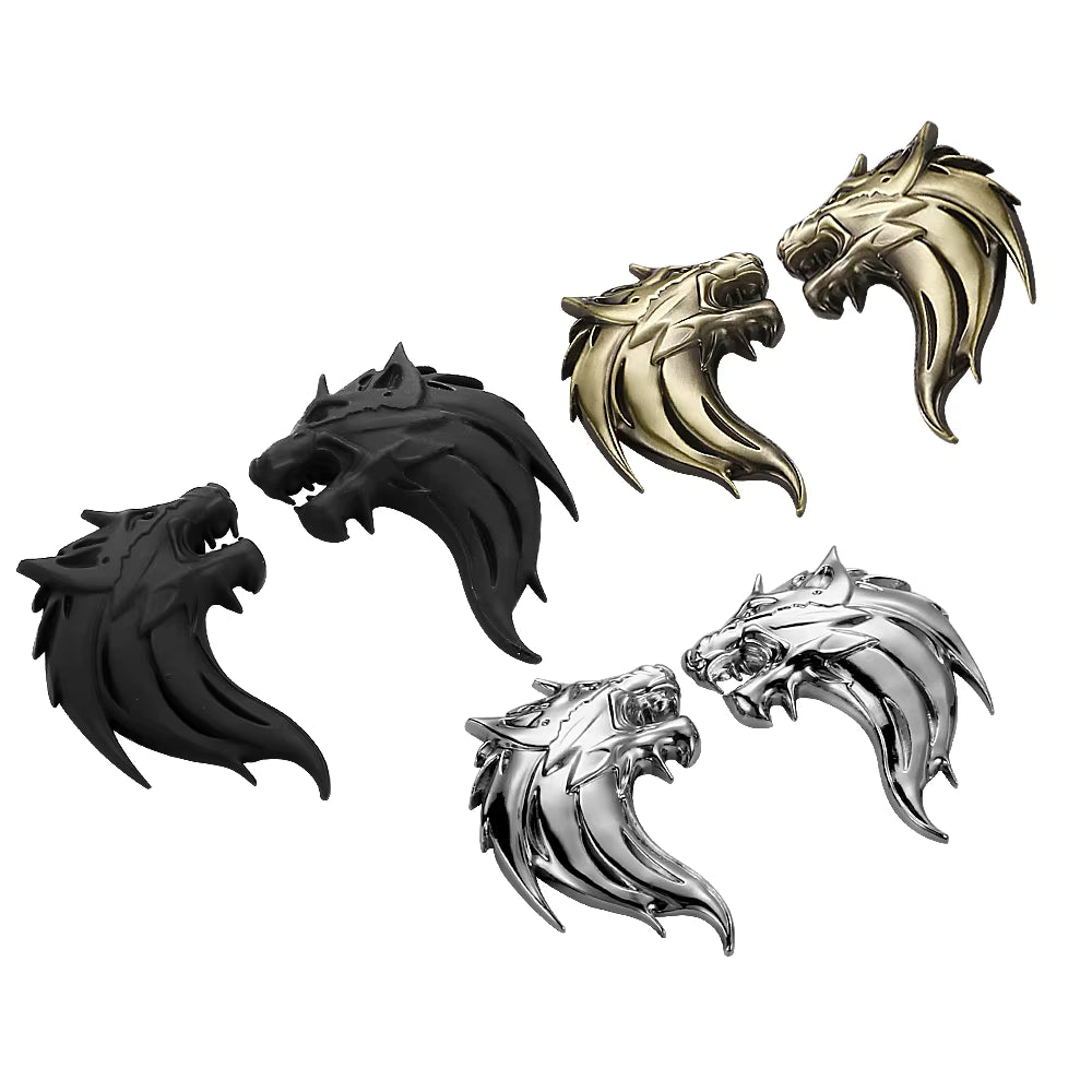 Emblema Lobo (2 piezas)