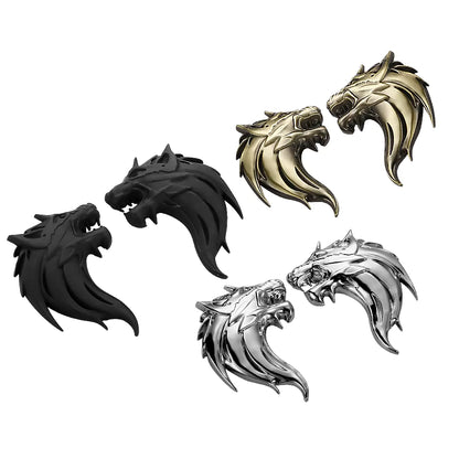 Emblema Lobo (2 piezas)