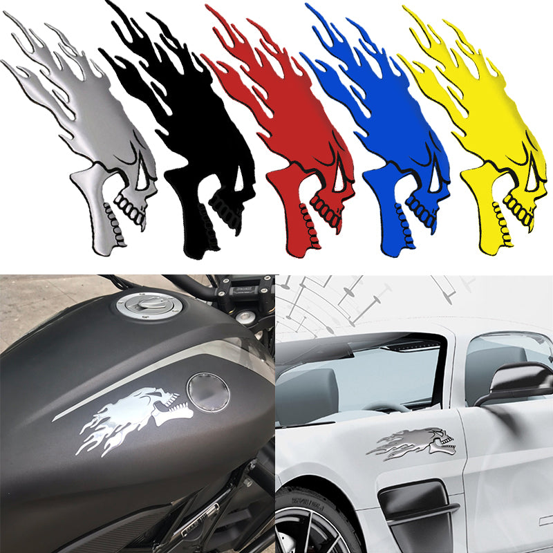 Pegatina Calavera 3D