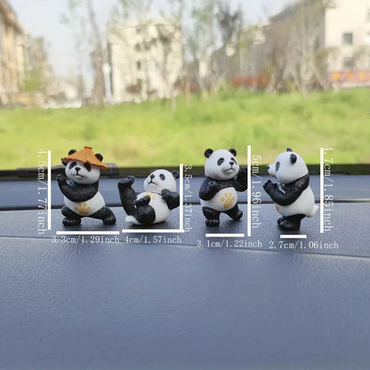 Decoración de Pandas (4 piezas)
