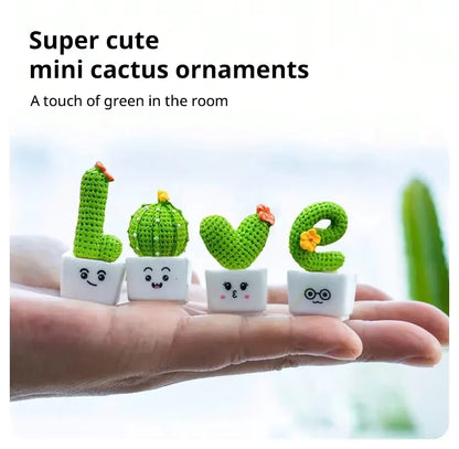 Decoración Cactus Love (4 piezas)