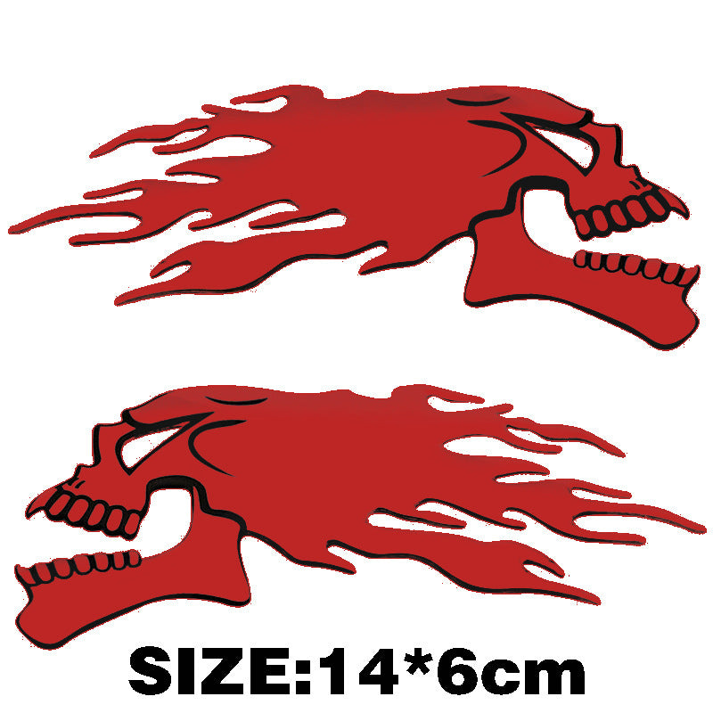 Pegatina Calavera 3D