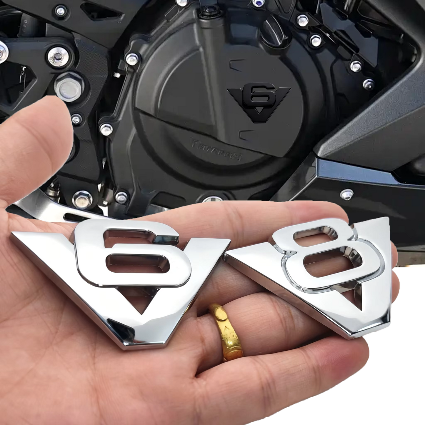 👑 Emblema V8 M2 Metal Calidad Lujo 👑