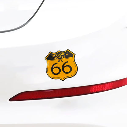 👑 Emblema Ruta 66 Calidad Lujo Retro 👑