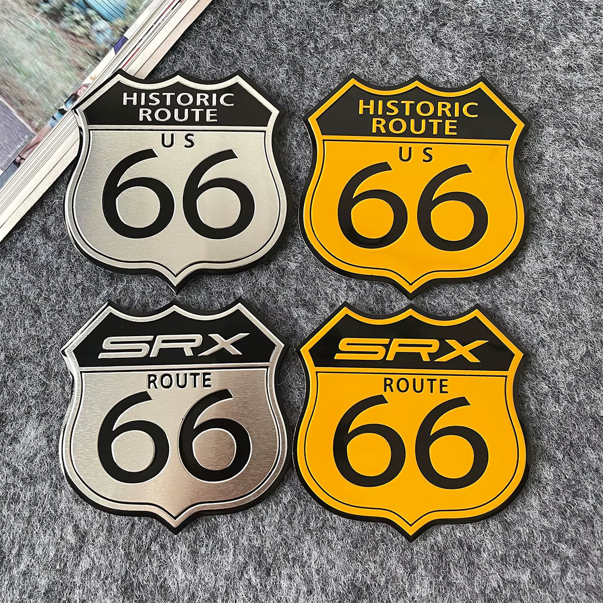 👑 Emblema Ruta 66 Calidad Lujo Retro 👑