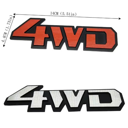Emblema 4WD Aluminio M1