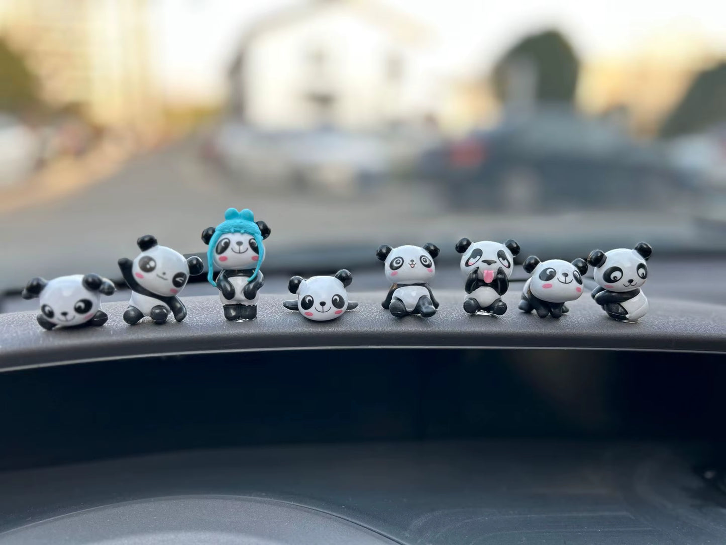 Decoración de Pandas M2 (8 piezas)
