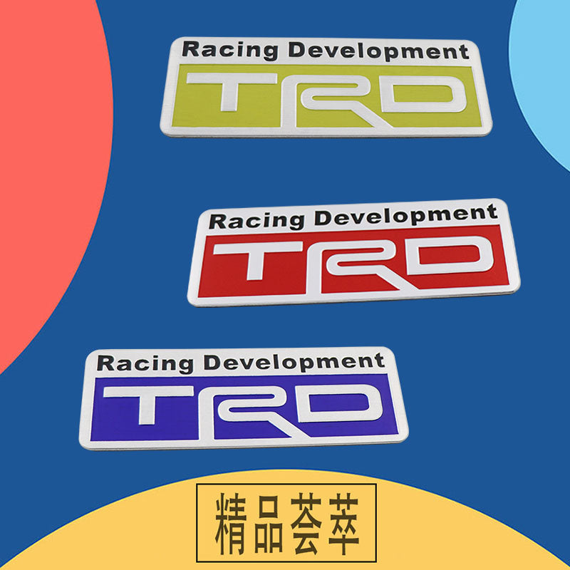 Emblema TRD ALUMINIO CHICO