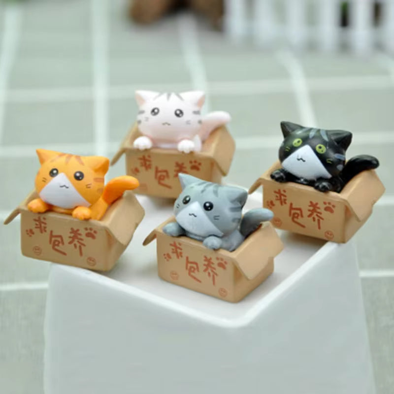 Decoración de Gatos (4 piezas)