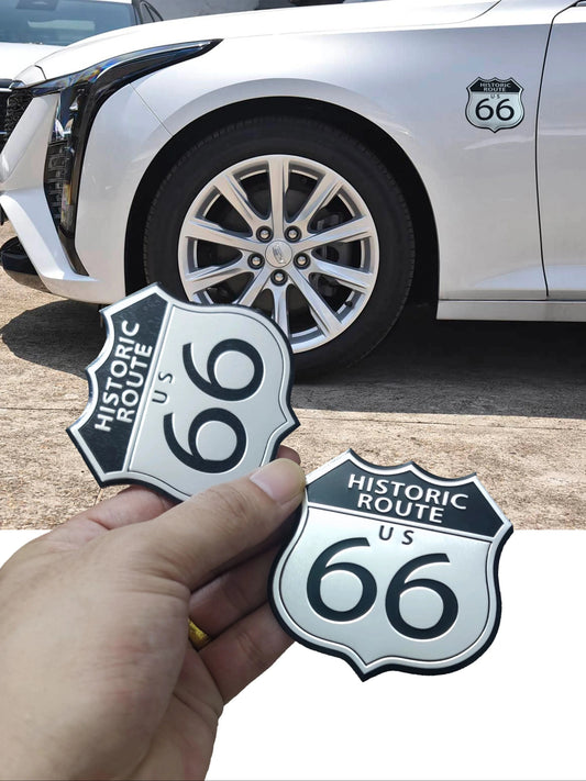 👑 Emblema Ruta 66 Calidad Lujo Retro 👑