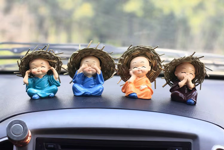 Decoración de Monjes (4 piezas)