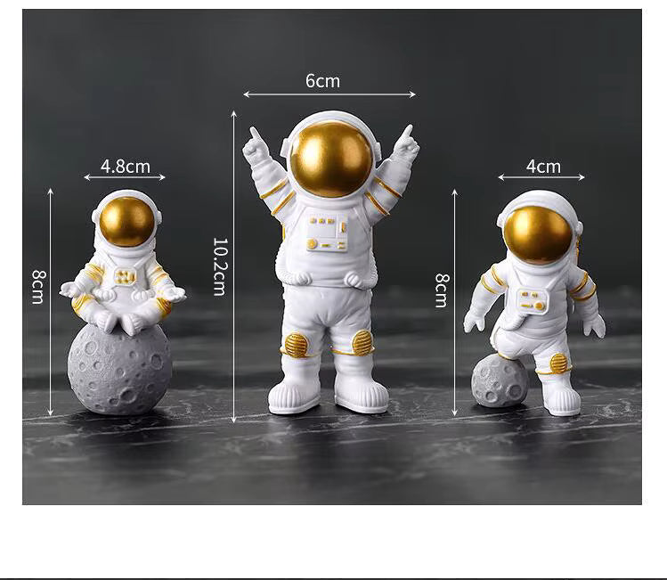 Decoración Astronauta (4 piezas)