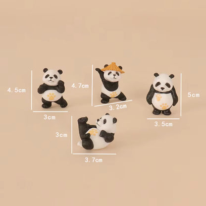 Decoración de Pandas (4 piezas)