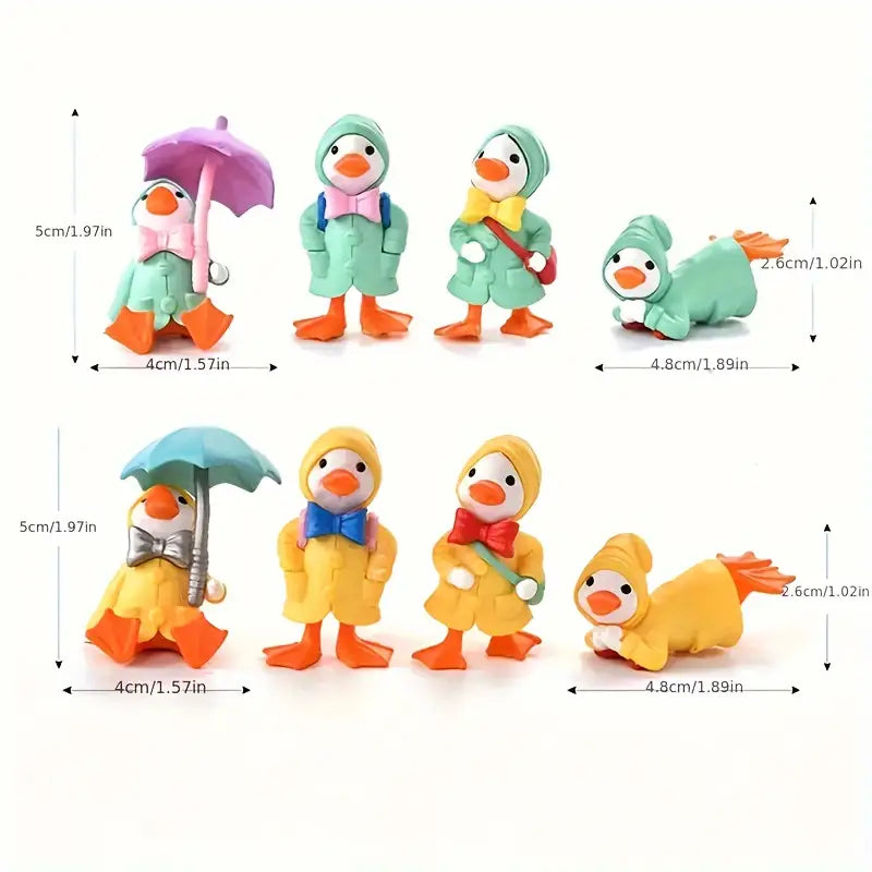 Decoración de Patitos (4 piezas)