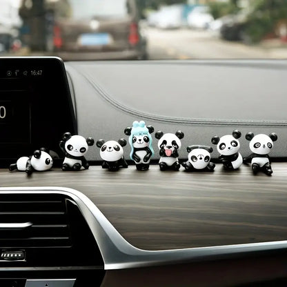 Decoración de Pandas M2 (8 piezas)