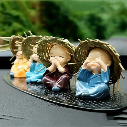 Decoración de Monjes (4 piezas)