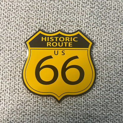 👑 Emblema Ruta 66 Calidad Lujo Retro 👑